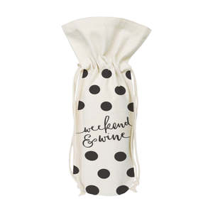 ถุงผ้าแคนวาสสำหรับใส่ไวน์ในวันหยุดสุดสัปดาห์และโอกาสพิเศษ - Product Image 1