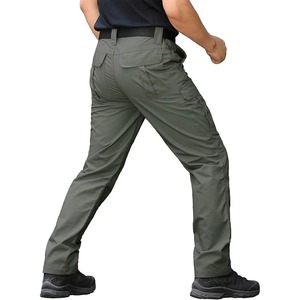 Personalizado al aire libre Pantalones Hombres Pantalones casuales Pantalones Cargo Algodón Cremallera Lavado Acampanado Pantalones Cargo Tarifa al por mayor - Product Image 2
