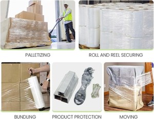แผ่นฟิล์มใสใสห่อยืดได้พาเลทส่งออก - Product Image 4