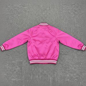 แจ็คเก็ตวาร์ซิตี้แบบใหม่ แจ็คเก็ตเลตเตอร์แมน แจ็คเก็ตเบสบอลแบบมีปกพับ แจ็คเก็ตวิทยาลัย ราคาพร้อมหนังแท้สำหรับผู้หญิง - Product Image 4