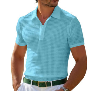 POLO de moda para hombre, superventas de verano, camiseta de Color sólido para hombre, ropa informal y cómoda para hombre - Product Image 6