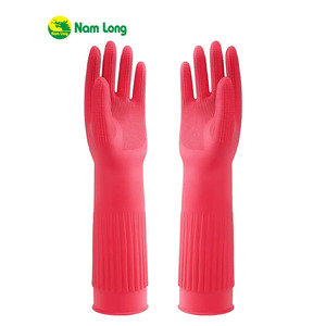 Outils de nettoyage ménagers, gants en latex Nam Long du Vietnam, gants de sécurité, à utiliser pour nettoyer la cuisine, le jardinage, la vaisselle - Product Image 1