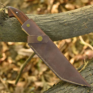 มีดแทรคเกอร์เหล็กดามัสกัสทำมือระดับพรีเมียม โครงสร้างฟูลแทง สำหรับใช้งานกลางแจ้ง ทำอาหาร และตั้งแคมป์ - Product Image 5