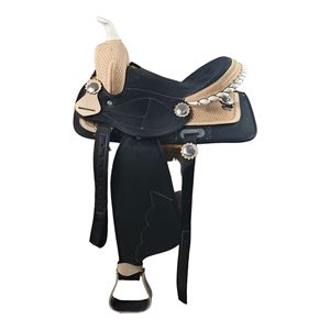 Vente en gros Selles de course de baril Qualité supérieure en cuir véritable Selles de cheval Western faites à la main Selles de rodéo en vrac Cowboy - Product Image 1