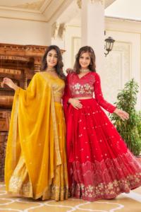 Design moderne femme indienne pakistanaise Lehenga Choli 5mm séquence de broderie travail meilleur prix pour une tenue de fête de mariage à forte demande - Product Image 4