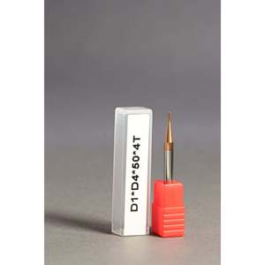 Metaldur 1*50เครื่องตัดกัดทองแดงแบบแบน4-FLUTE 55HRC เคลือบ ticn 1ชิ้น - Product Image 1