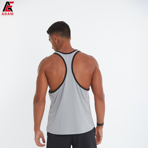 Camiseta sin mangas de entrenamiento para hombre con logotipo personalizado OEM, tejido de algodón de alta calidad, culturismo, gimnasio, estampado, transpirable, capucha de Color sólido bordada - Product Image 5