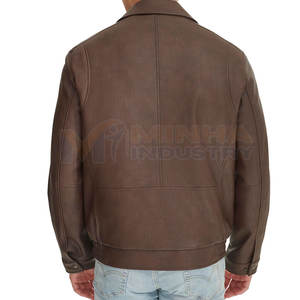 Chaquetas de Cuero para Hombre a Precio Económico, Nueva Colección de Chaquetas de Cuero para Hombre de Invierno, Chaqueta de Cuero con Color Personalizado - Product Image 3