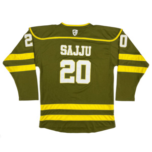 เสื้อฮอกกี้น้ำแข็งแขนยาวปักลายคุณภาพสูง ระบายอากาศได้ดี น้ำหนักเบา แฟชั่นแบบกำหนดเอง บริการ OEM พร้อมให้บริการ ฟุตบอล - Product Image 2