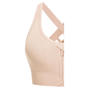 Soutien-gorge de sport à maintien élevé pour femmes avec bretelles réglables, écologique, respirant, séchage rapide, coussinets amovibles pour le fitness, le yoga, la course à pied - Product Image 6