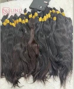 Singolo donatore grezzo doppio disegnato capelli umani extension capelli lisci vergini capelli dal Vietnam
