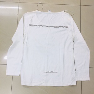 Fashion Women Teenagers Casual 100% Cotton <b>T</b>-<b>Shirt</b> High Quality Blank Decoration Piping Vintage Logo Custom Oversized Plain - Product Image 2