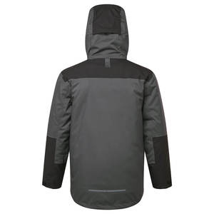 Veste matelassée pour homme avec logo personnalisé en gros, résistante à l'eau, chaude, pour l'hiver, veste de sécurité en polyester et coton, LED - Product Image 2