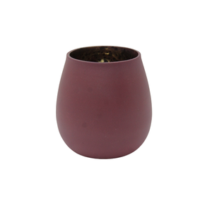 Le plus récent support votif en verre décoratif nouveau Design pot de bougie de couleur pourpre Antique pour salon à la main - Product Image 5