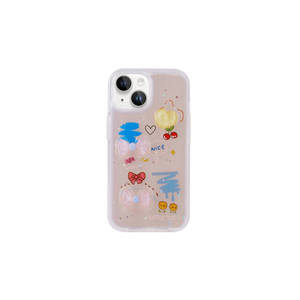 Funda de Silicona Brillante con Figura en Relieve de Lujo para iPhone 15 Plus, Protectora, MRSA Minimini, Color Morado, con Logotipo Electrochapado Especial - Product Image 3