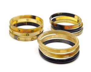 BOLL BANGLES BRACELETS BUFFLE CORNE MODERNE Bracelets et Bracelets En Gros Date Mode Artisanat Bracelet - Product Image 6