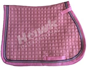 เบาะรองนั่งลายควิลท์สีชมพูทนทานปรับแต่งขนาดสีได้ทำจากวัสดุที่เป็นมิตรกับสิ่งแวดล้อมสำหรับขี่ม้าแข่งม้า - Product Image 2