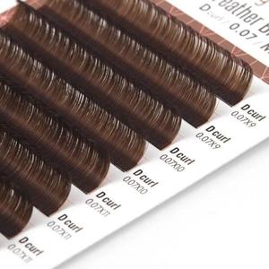 Cils en éventail Premium 0.07 Marron Easy Fanning Lash Feather - Product Image 5