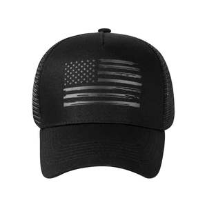 Sombrero de camionero de alta calidad al por mayor, gorra trasera de malla de 6 paneles, diseño personalizado, Impresión de logotipo, gorra transpirable ligera, fábrica de Vietnam - Product Image 2