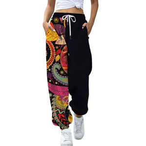 Pantalon de survêtement à sublimation pour femmes fermeture à la taille élastique facile à porter respirant et réglable pour un usage décontracté - Product Image 4