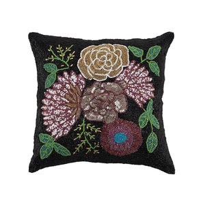 100% Purest Handmade Beaded <b>Sofa</b> Cushion <b>Covers</b> Embroidered Harvest High Quality for <b>Bed</b> Room Living Room Use Pillow <b>Covers</b> - Product Image 3