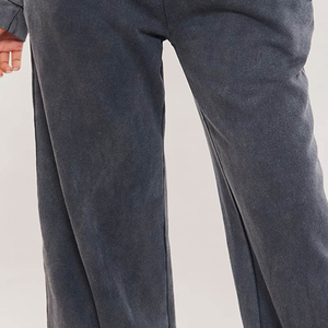 Pantalón de chándal acampanado para mujer con logotipo personalizado Deportivo recién llegado/ropa deportiva de cintura alta MOQ bajo pantalón de chándal acampanado transpirable para mujer - Product Image 5