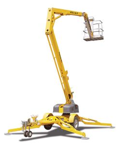 Recolector de cerezas remolcable de 39 pies a 78 pies con cesta de rotación de 360 grados 22m 14m 16m Recolector de cerezas montado en remolque con cesta de hombre grande - Product Image 5