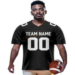 Personalizado de moda sublimada camisetas de fútbol americano al por mayor Atlanta City Team Wear malla bordada de alta calidad - Product Image 4