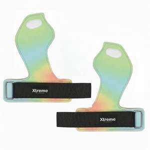 Protector de Palma para Levantamiento de Pesas, de Cuero Vacuno, Antideslizante, sin Dedos, para Gimnasio, Crossfit y Fisicoculturismo - Product Image 2