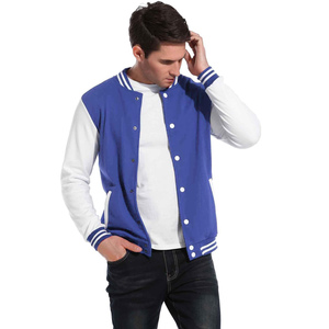 Winter Fashion with Buttoned Full <b>Sleeves</b> <b>Top</b> Selling Bamber Jacket OEM Service Available Men's Wool Varsity Jacket - Product Image 2