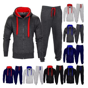 Impresión 3D logotipo personalizado Flare chándal 100 algodón crudo dobladillo acampanado Jogger Suites hombres peso personalizado pantalones de chándal y conjunto de Sudadera con capucha - Product Image 2