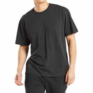 Fabrication de vêtements hommes t-shirts à manches courtes vêtements d'été en gros meilleure vente décontracté blanc couleur unie O cou hommes t-shirt - Product Image 1