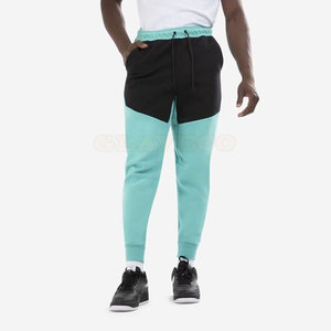 กางเกงผ้าฟลีซของผู้ชายมาใหม่กางเกงผ้าฟลีซแห้งเร็วไซส์ใหญ่น้ำหนักเบาลายตรงเอวขนาดกลาง - Product Image 1