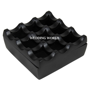 Sixteen Hole Metal Ashtray Black Finished Designer Tabletop Ashtray Classic Stylish Wholesale New Metal Ashtray - Product Image 2