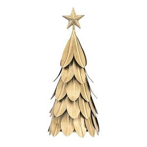 ที่ใส่เสาโลหะรูปทรงต้นคริสต์มาสสำเร็จรูปสีทองต้นไม้ปักเสาทำด้วยมือดีไซน์ใหม่ - Product Image 2