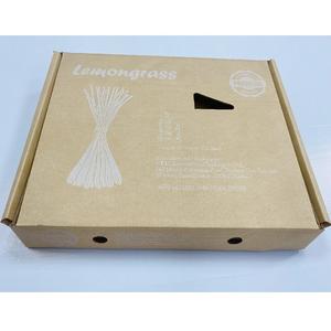 Top boîte avec logo personnalisé conteneur de nourriture à emporter emballage de restauration rapide boîtes en papier kraft brun - Product Image 1