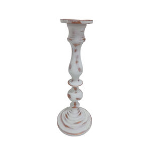 Bougeoir en aluminium Blanc Cuivre Antique utilisé dans les cérémonies spirituelles Décorations pour la maison Supports de chandeliers - Product Image 1