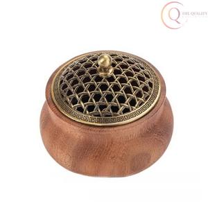 เตาเผากำยานไม้ตกแต่งบ้าน ดีไซน์ดั้งเดิม สำหรับวางธูปหอม ทนทาน ใช้ในพิธีกรรมทางศาสนา - Product Image 5