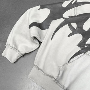 ชุดวอร์มแบบสวมหัวสำหรับผู้ชายกางเกงวิ่งทรงสลิมฟิตชุดวอร์มพิมพ์ลายและปักหน้าจอ - Product Image 3