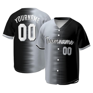 Uniformes de béisbol lisos de secado rápido personalizados, novedad en uniformes de béisbol lisos de poliéster personalizados con su propio diseño, venta al por mayor - Product Image 1