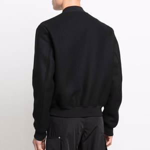 Men's Custom Fashion Design Woolen Letterman <b>Jacket</b> High Quality <b>Thin</b> Casual Winter Wear Stand Collar <b>Waterproof</b> Windproof - Product Image 6