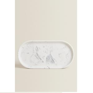 Plateau en résine classique écologique de haute qualité, multicolores, motif lever de lune, meilleur prix de gros pour décorations de mariage en Inde - Product Image 3