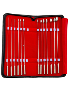 Son de diagnostic urétral chirurgical médical en acier inoxydable cuit Rosebud ensemble de dilatateurs biliaires communs 13 pièces 30 cm ISO - Product Image 6