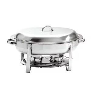 Chauffe-plat moderne en acier inoxydable pour buffet, avec un design durable et écologique, idéal pour la restauration - Product Image 1