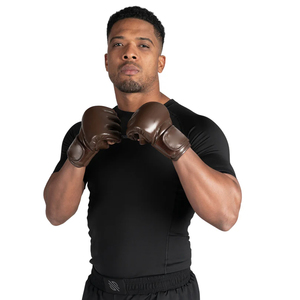 Guantes DE LUCHA Mma de boxeo de calidad superior buena venta alta calidad color marrón servicio OEM tarifa de fábrica Venta caliente - Product Image 6