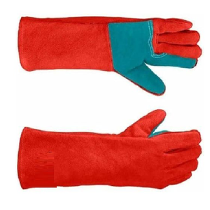Gants de soudage en cuir pour une protection maximale dans les environnements chauds Gants de soudage en cuir Grand fabriqué avec des gants de soudage en Kevlar - Product Image 3