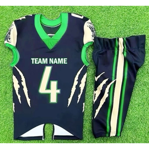 Ensemble de football américain personnalisé pour enfants 2025 – Tenue d'entraînement premium, uniformes jeunesse sur mesure 100 % polyester, short - Product Image 3