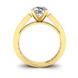 Modern Round And Princess Diamond Yellow Gold Plated 925 <b>Silver</b> Engagement <b>Ring</b> For <b>Men</b> Luxury Fashion At Wholesale Price - Product Image 3