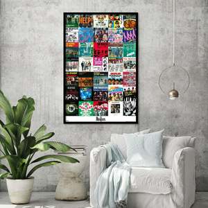 Beatles Singles Collection Premium Album Cover Design Featuring Iconic Beatles Singles - Product Image 2