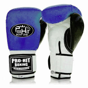 ถุงมือชกมวยสำหรับผู้ชายถุงมือหนังแท้พิมพ์ลายใส่สบาย - Product Image 3